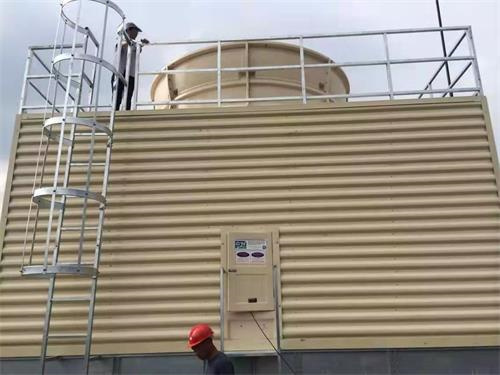 玻璃鋼冷卻塔減溫在于散熱片和風量