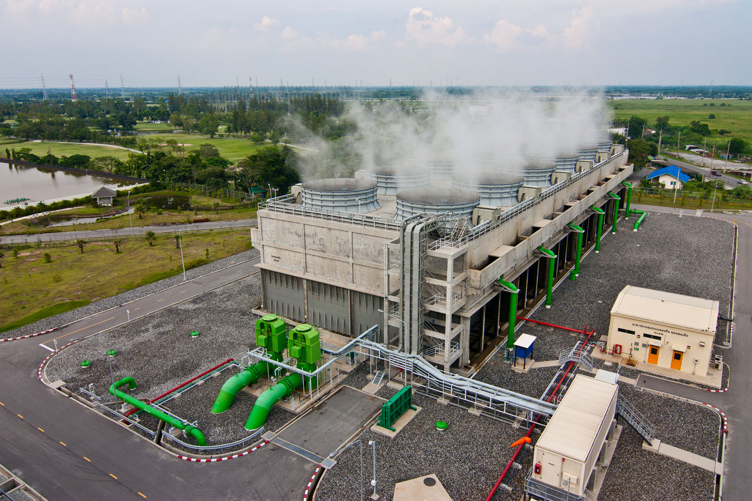 工業冷卻塔的是有那些構成？